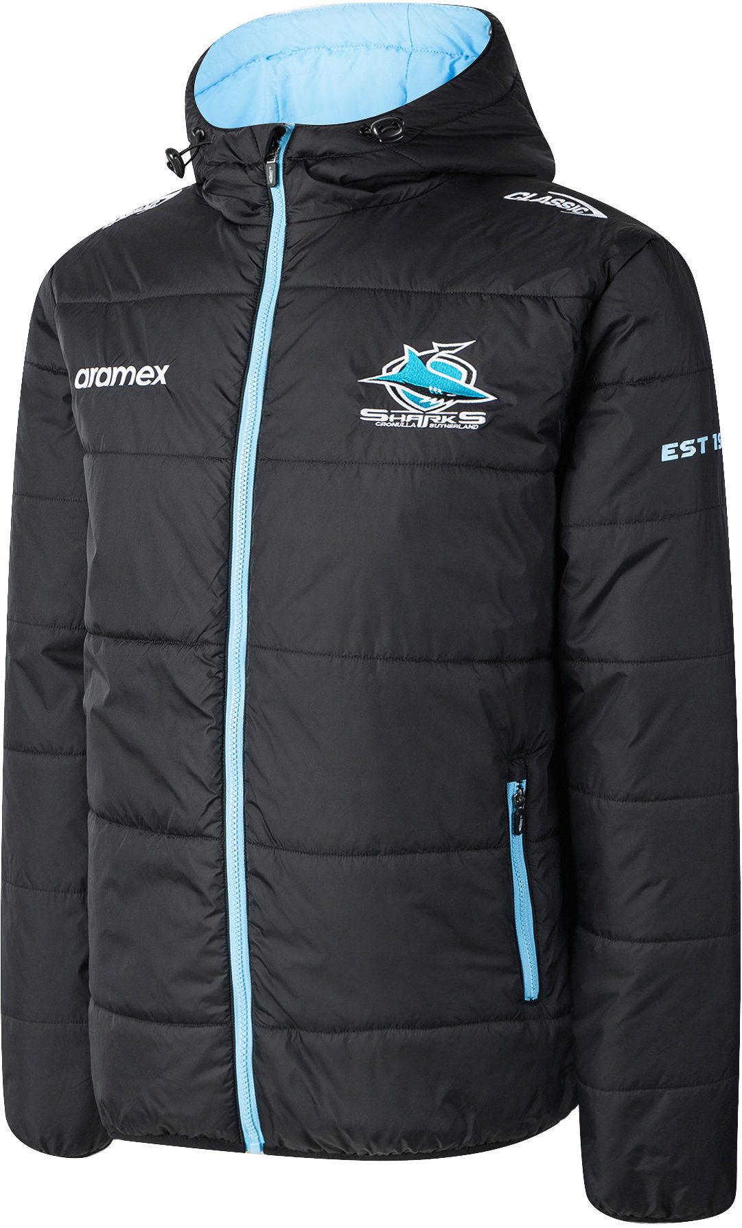 Cronulla Sharks 2026 NRL Mens Puffer Jacket