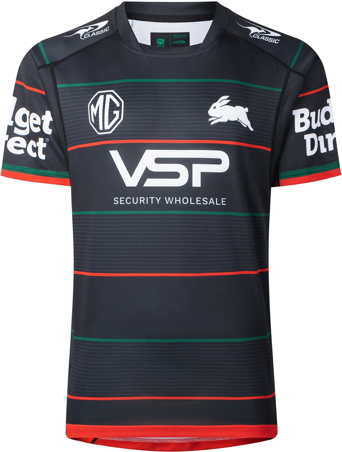 South Sydney Rabbitohs 2026 NRL Mens Black Training Jersey