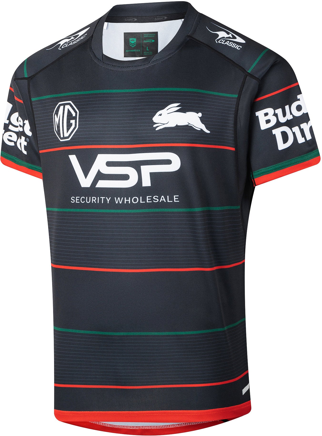 South Sydney Rabbitohs 2026 NRL Mens Black Training Jersey