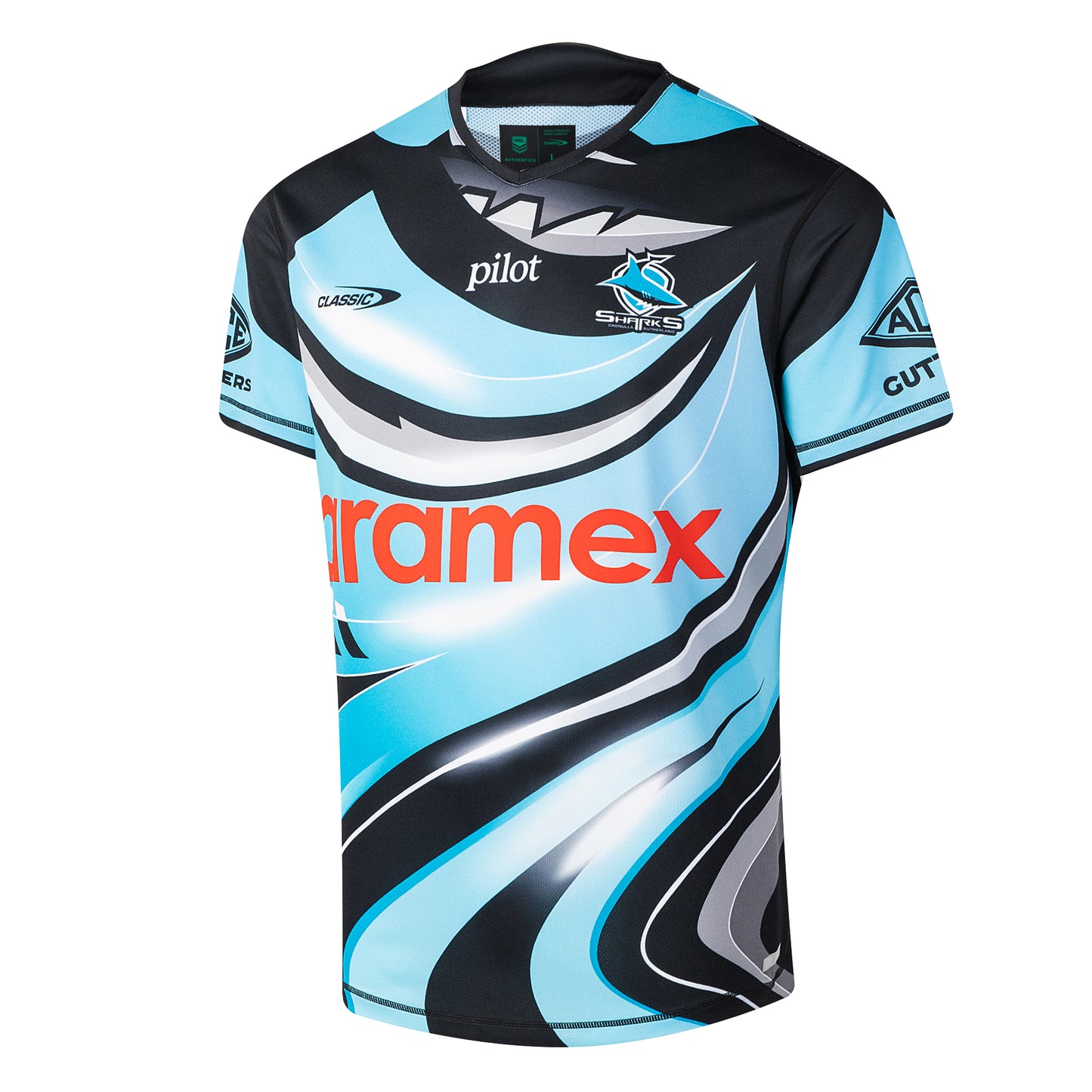 Cronulla Sharks 2026 NRL Kids Warm Up Training Shirt