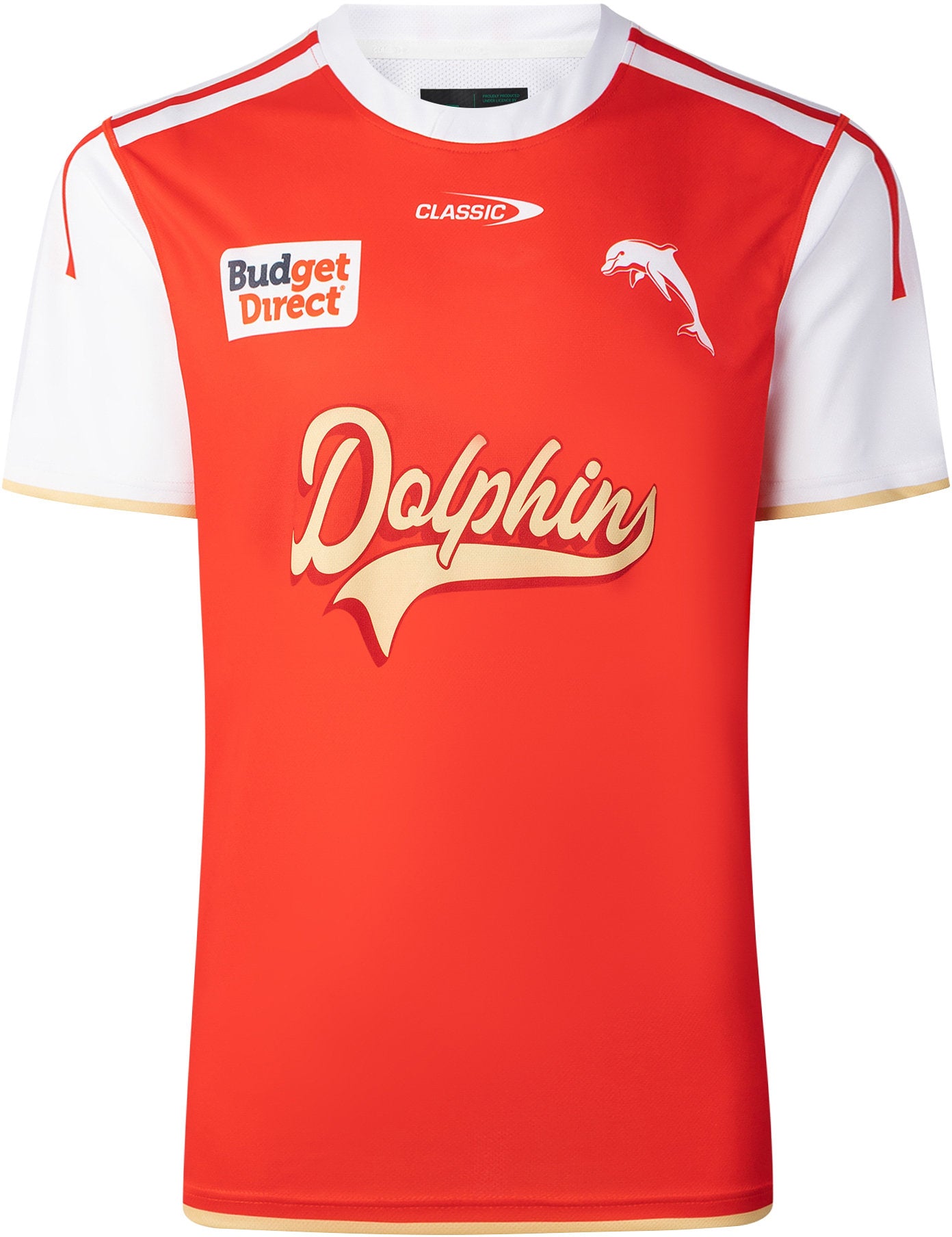 Dolphins 2026 NRL Mens Warm Up Shirt