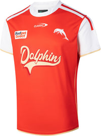 Dolphins 2026 NRL Mens Warm Up Shirt