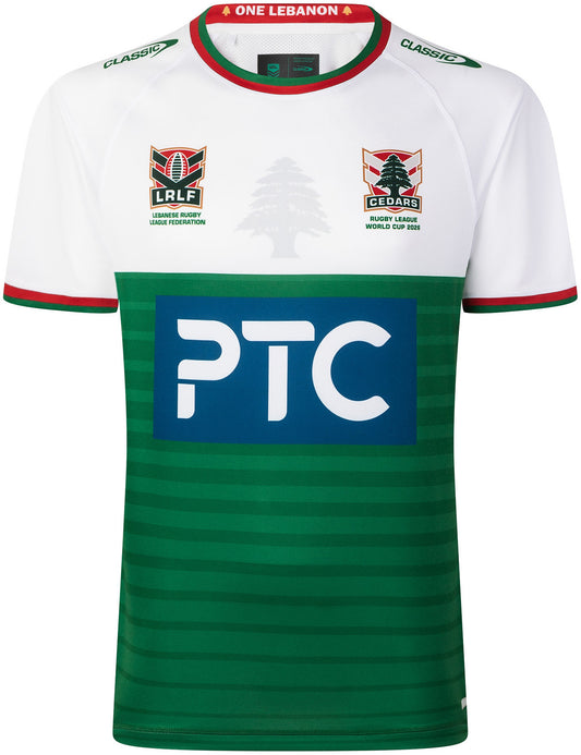 Lebanon 2026 RLWC Mens White Training Shirt