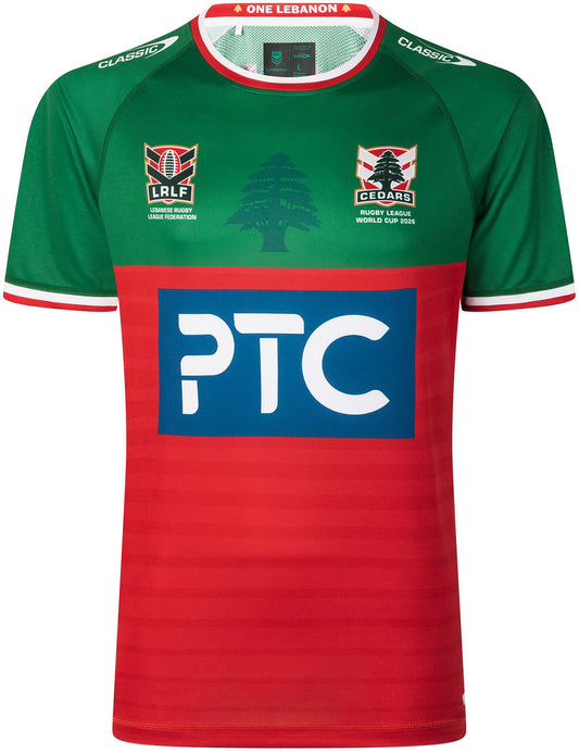 Lebanon 2026 RLWC Mens Red Training Shirt