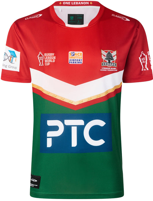 Lebanon 2026 RLWC Mens Home Jersey