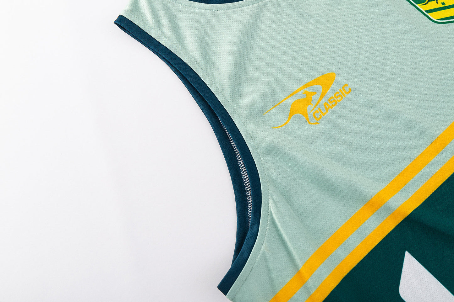 Australian Kangaroos 2026 RLWC Mens Sage Training Singlet