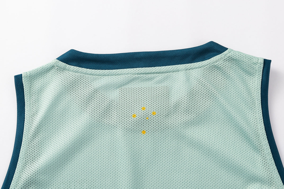 Australian Kangaroos 2026 RLWC Mens Sage Training Singlet