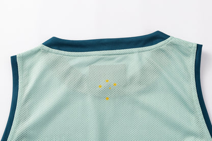 Australian Kangaroos 2026 RLWC Mens Sage Training Singlet