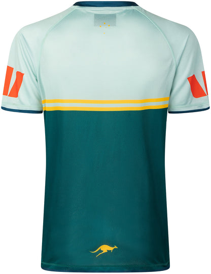 Australian Kangaroos 2026 RLWC Mens Sage Training Shirt