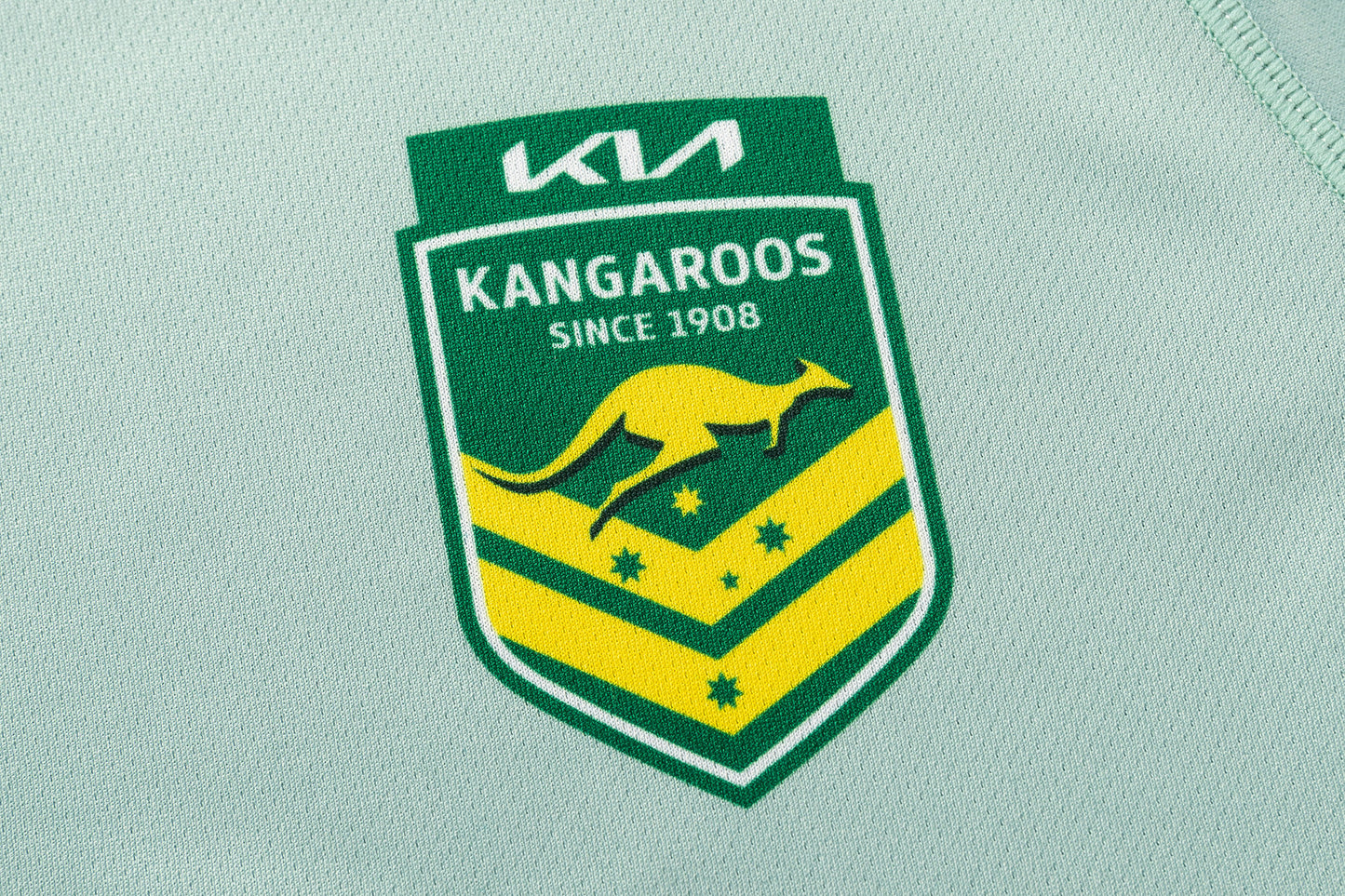 Australian Kangaroos 2026 RLWC Mens Sage Training Shirt
