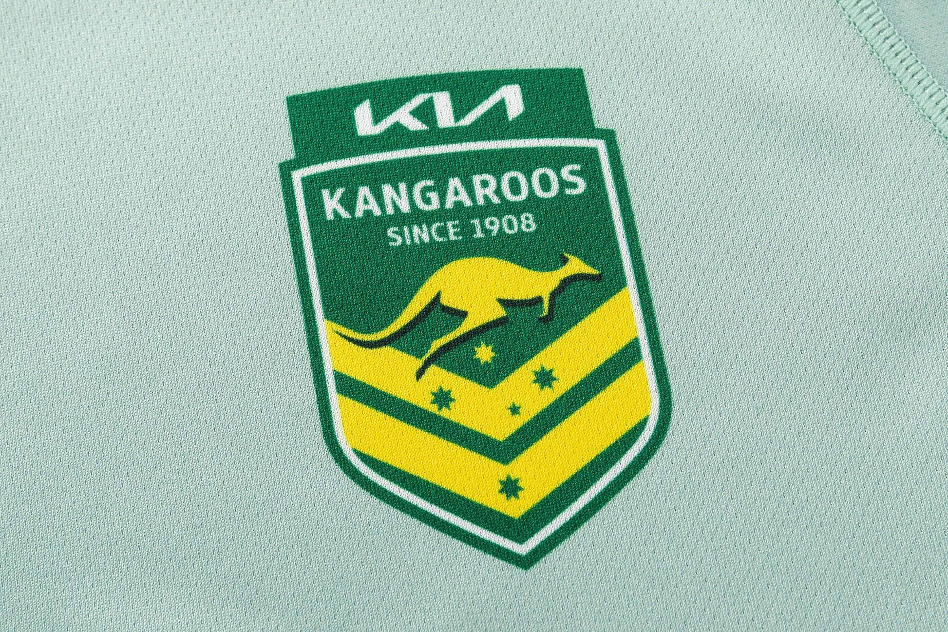 Australian Kangaroos 2026 RLWC Mens Sage Training Shirt