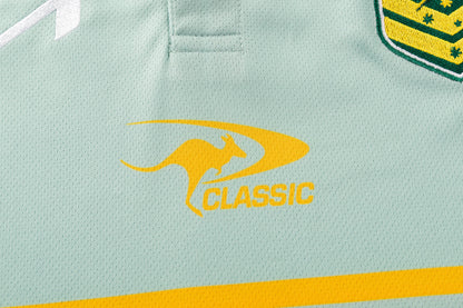 Australian Kangaroos 2026 RLWC Mens Sage Team Polo Shirt