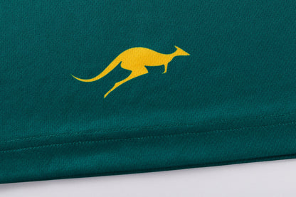 Australian Kangaroos 2026 RLWC Mens Sage Team Polo Shirt
