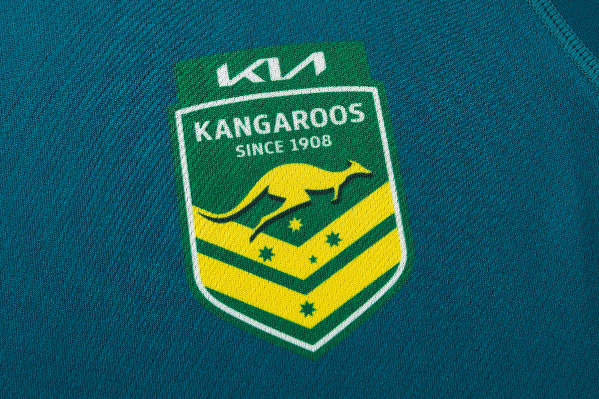 Australian Kangaroos 2026 RLWC Mens Warm Up Shirt