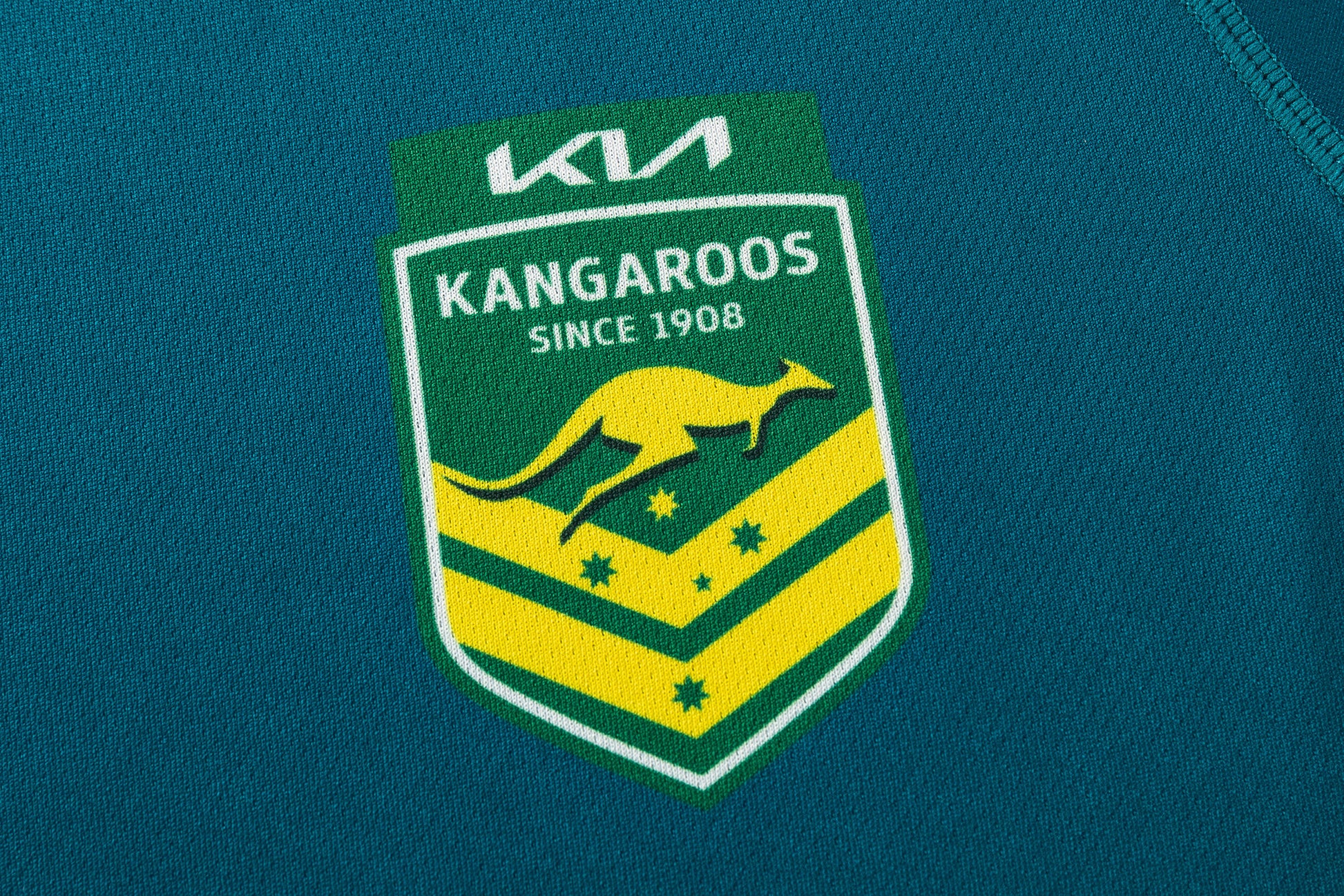 Australian Kangaroos 2026 RLWC Mens Warm Up Shirt