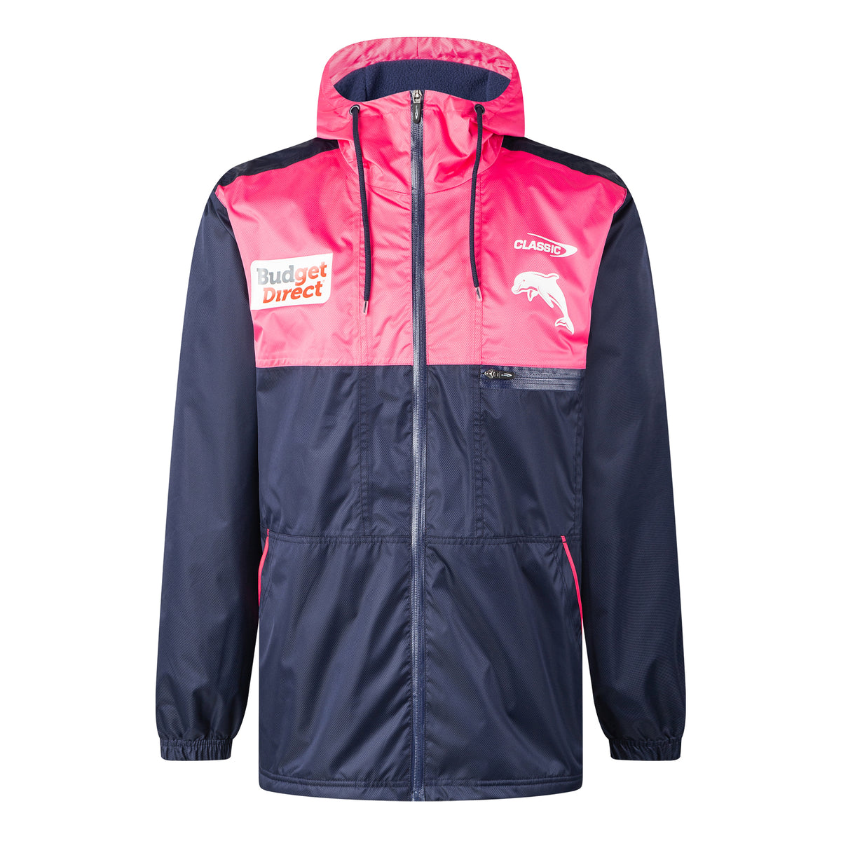 Dolphins 2026 NRL Kids Wet Weather Jacket