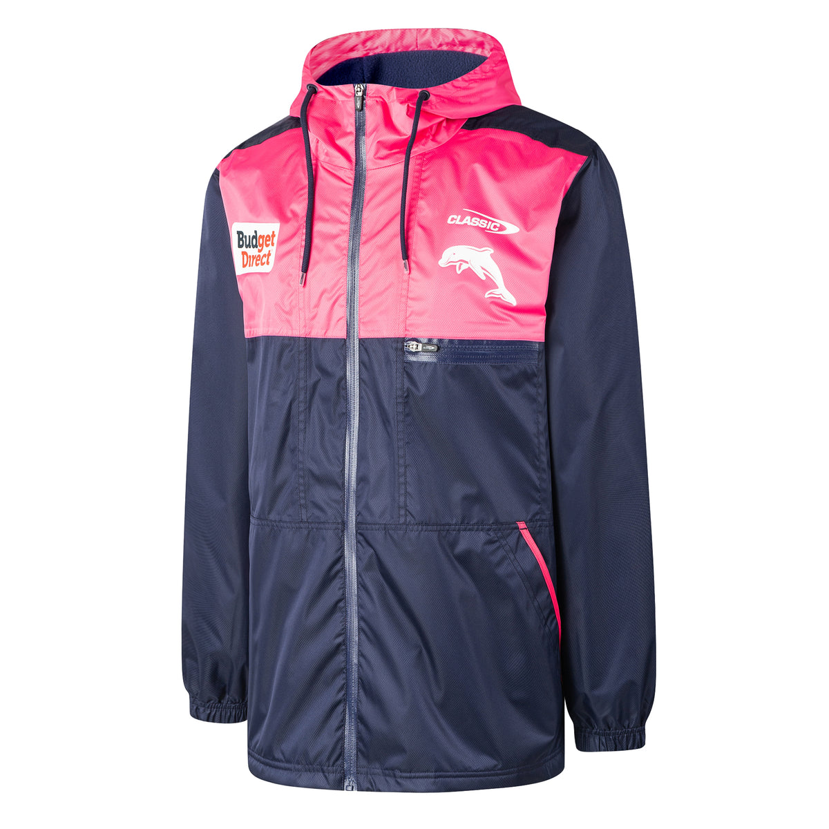 Dolphins 2026 NRL Kids Wet Weather Jacket