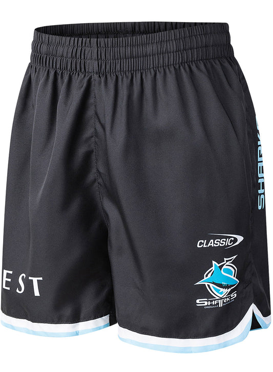 Cronulla Sharks 2026 NRL Mens Gym Training Shorts