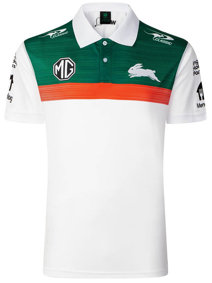 South Sydney Rabbitohs 2025 NRL Mens Media Polo Shirt