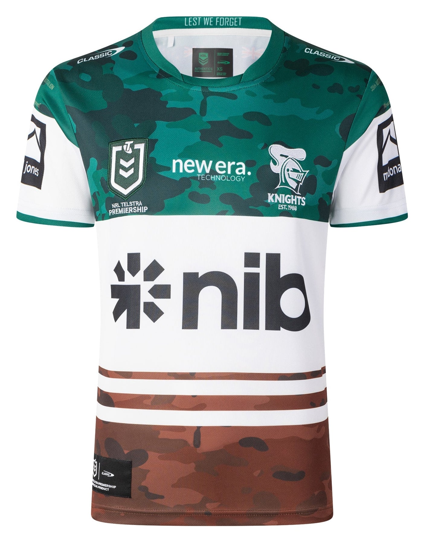 Newcastle Knights 2026 NRL Mens Anzac Jersey