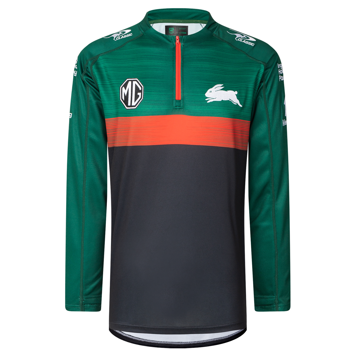 South Sydney Rabbitohs 2025 NRL Mens Long Sleeve Elite Training Top