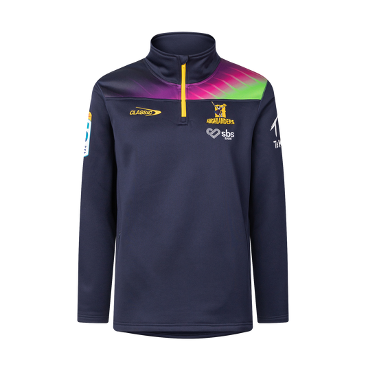 Otago Highlanders 2025 Rugby Union Mens 1/4 Zip Fleece Top