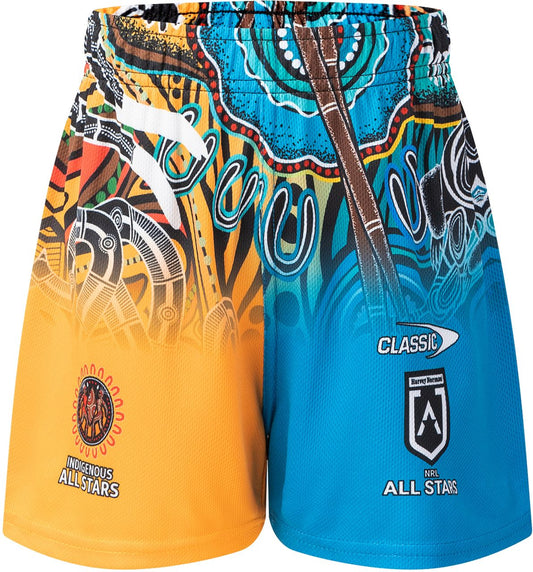 Indigenous All Stars 2026 NRL Kids On Field Shorts *PRESALE*
