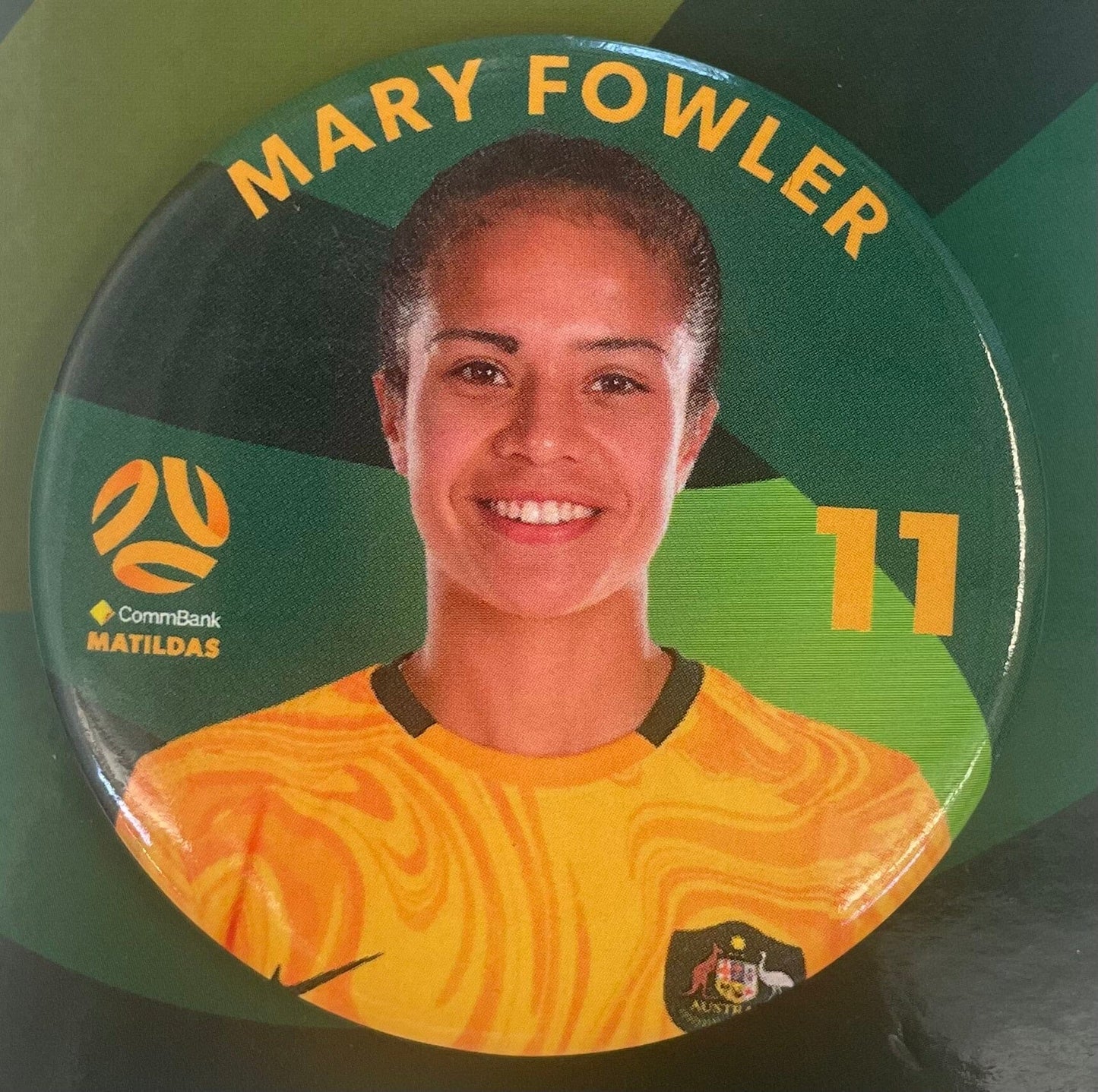 Australian Matildas Football Player Badge Mary Fowler
