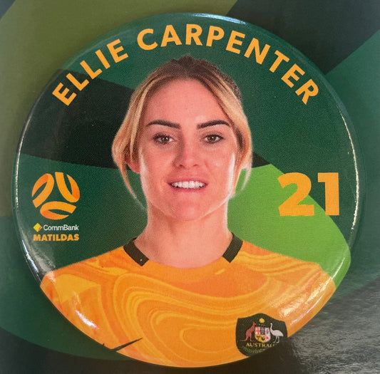 Australian Matildas 2026 Football Player Badge Ellie Carpenter