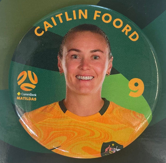 Australian Matildas 2026 Football Player Badge Caitlin Foord