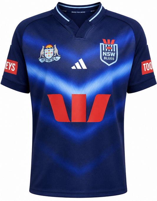 NSW Blues State of Origin Mens Captains Run Jersey