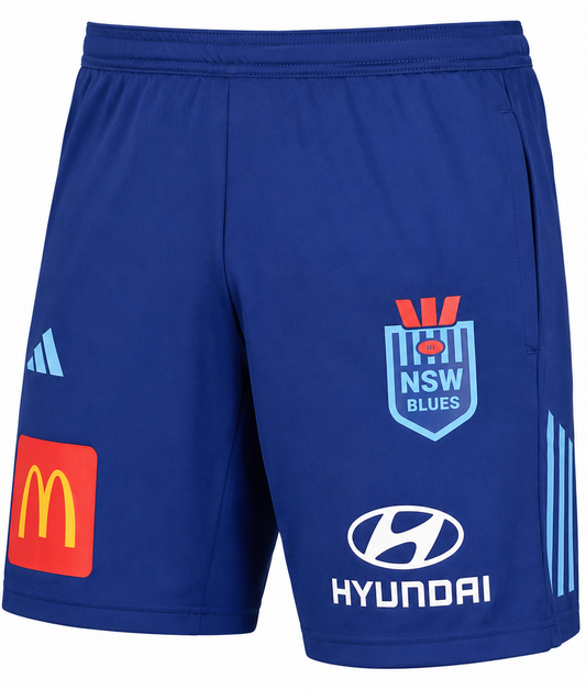NSW Blues 2026 State of Origin Mens Gym Shorts