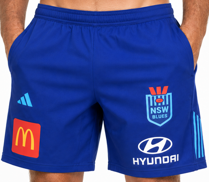 NSW Blues 2026 State of Origin Mens Gym Shorts