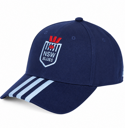 NSW Blues State of Origin 3 Stripe Baseball Cap