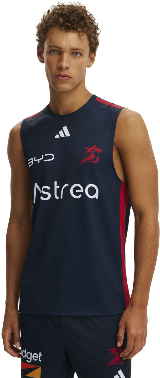 Sydney Roosters 2026 NRL Mens Navy Training Singlet