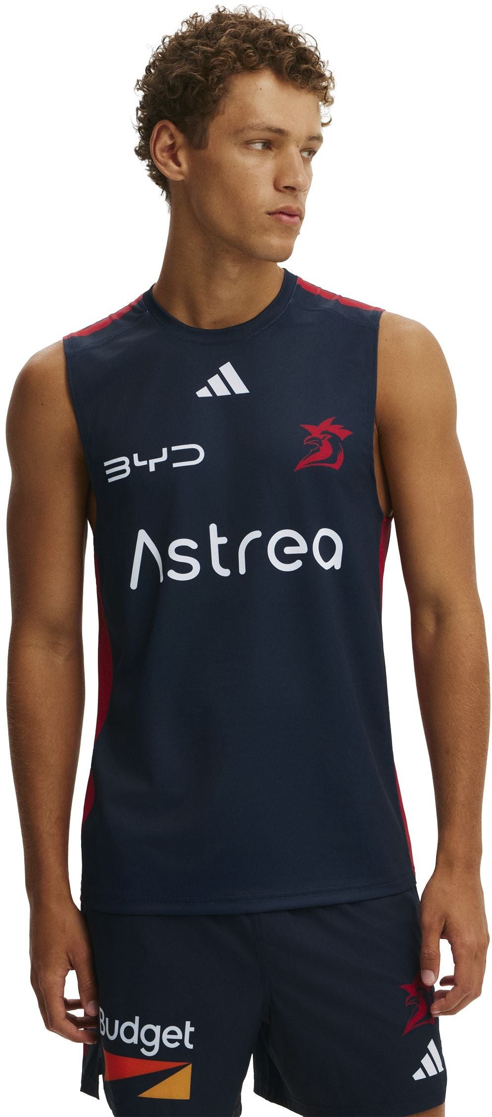 Sydney Roosters 2026 NRL Mens Navy Training Singlet