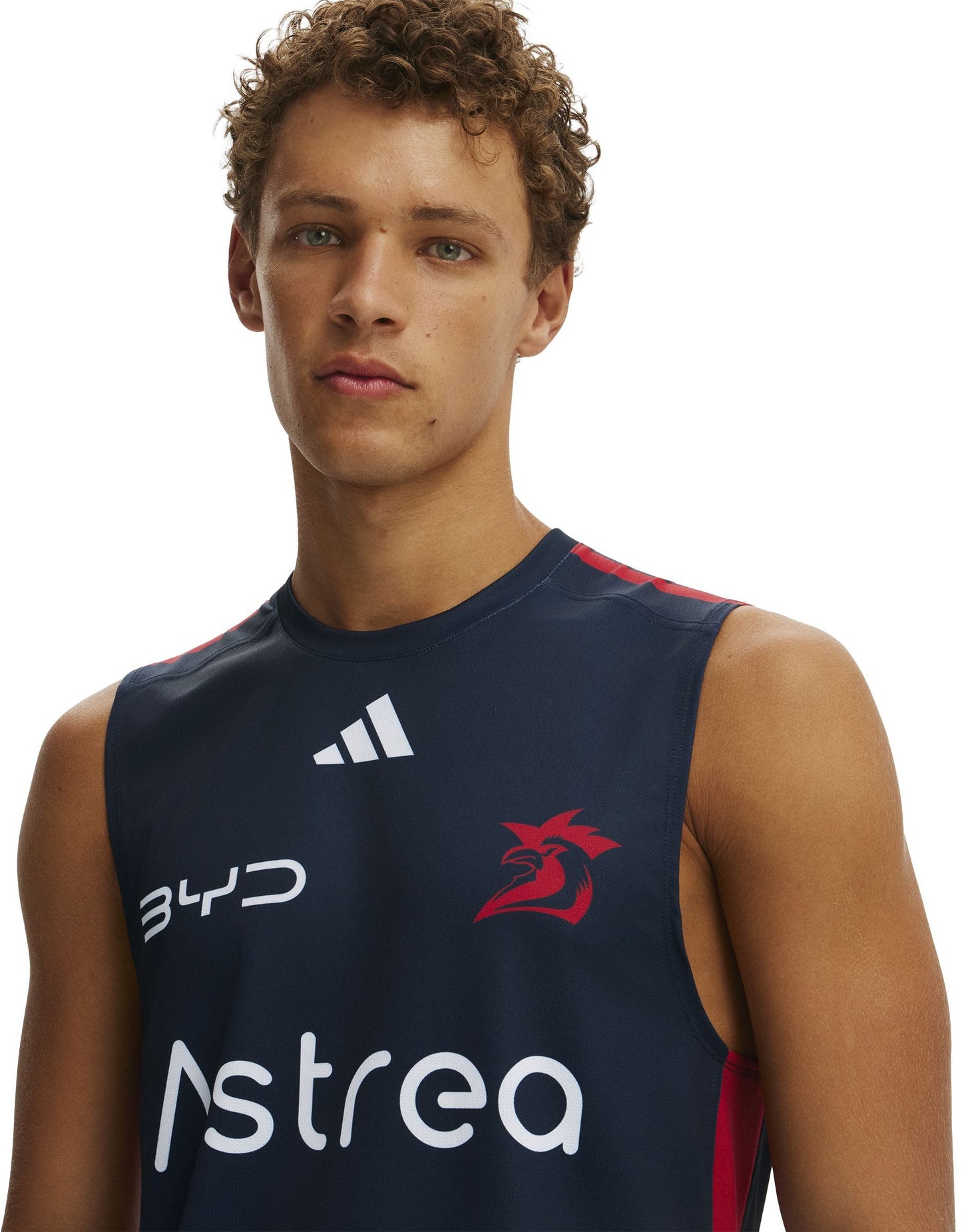 Sydney Roosters 2026 NRL Mens Navy Training Singlet