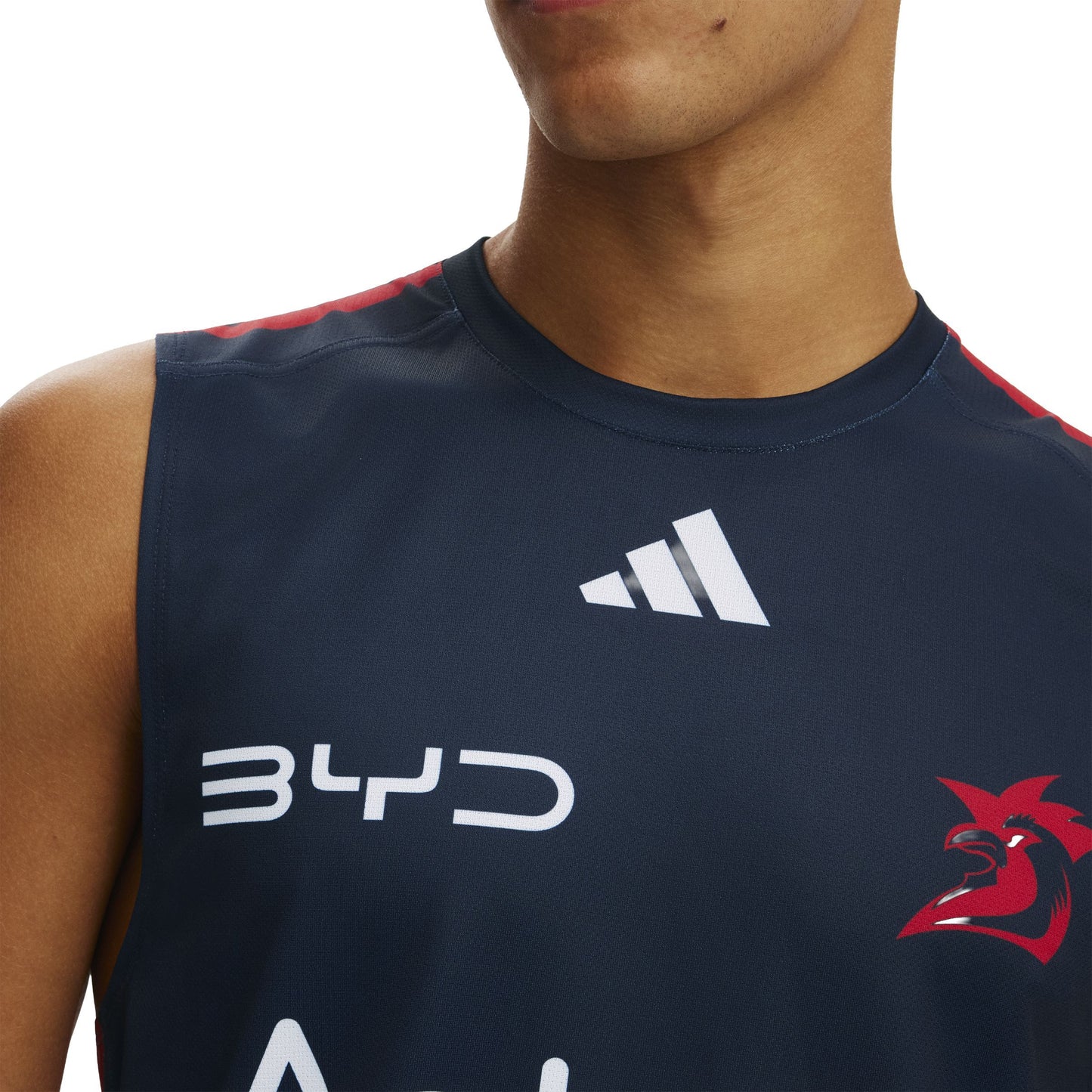 Sydney Roosters 2026 NRL Mens Navy Training Singlet