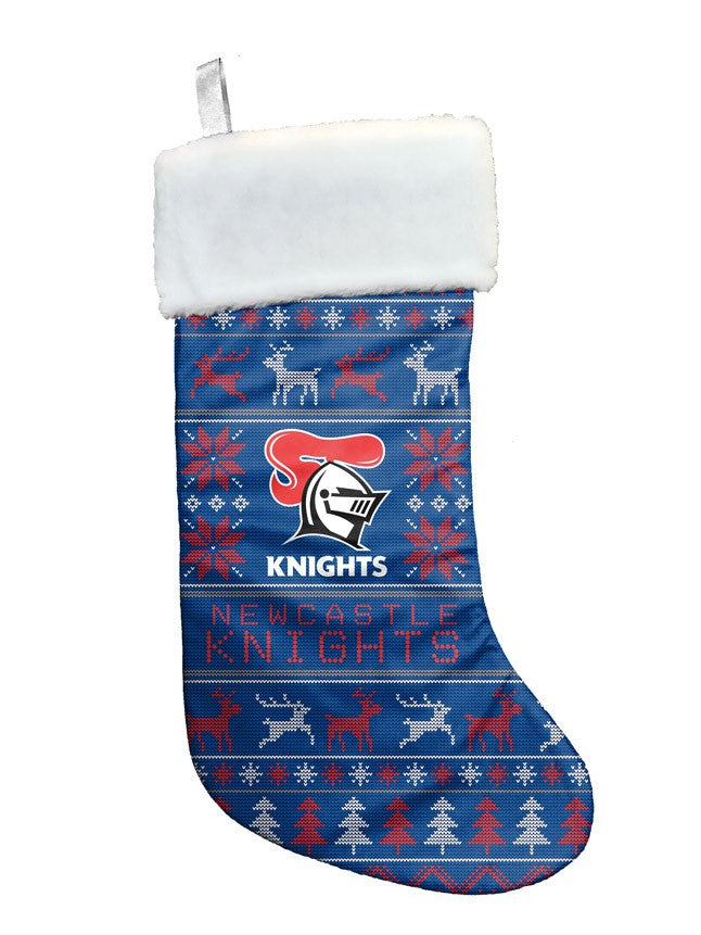 Newcastle Knights 2026 NRL Jumbo Christmas Stocking