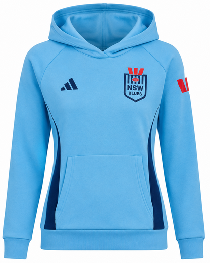 NSW Blues 2026 State of Origin Ladies Light Blue Training Hoodie