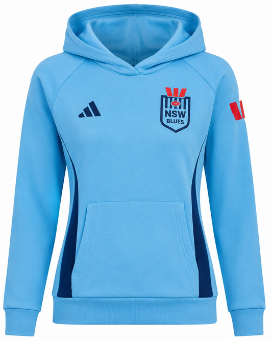 NSW Blues 2026 State of Origin Ladies Light Blue Training Hoodie