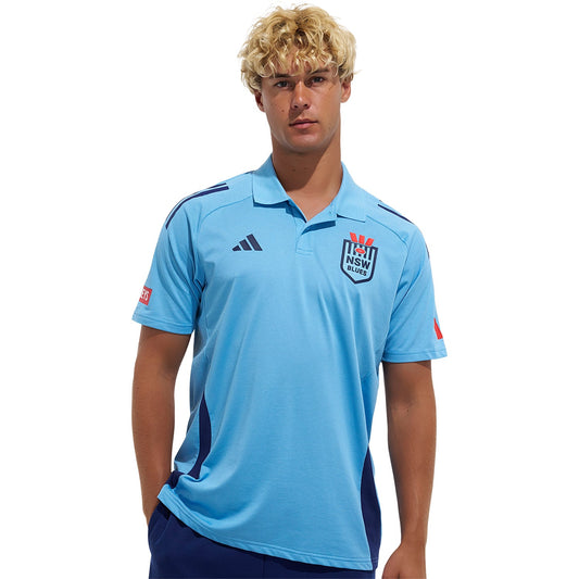 NSW Blues 2026 State of Origin Mens Light Blue Polo Shirt
