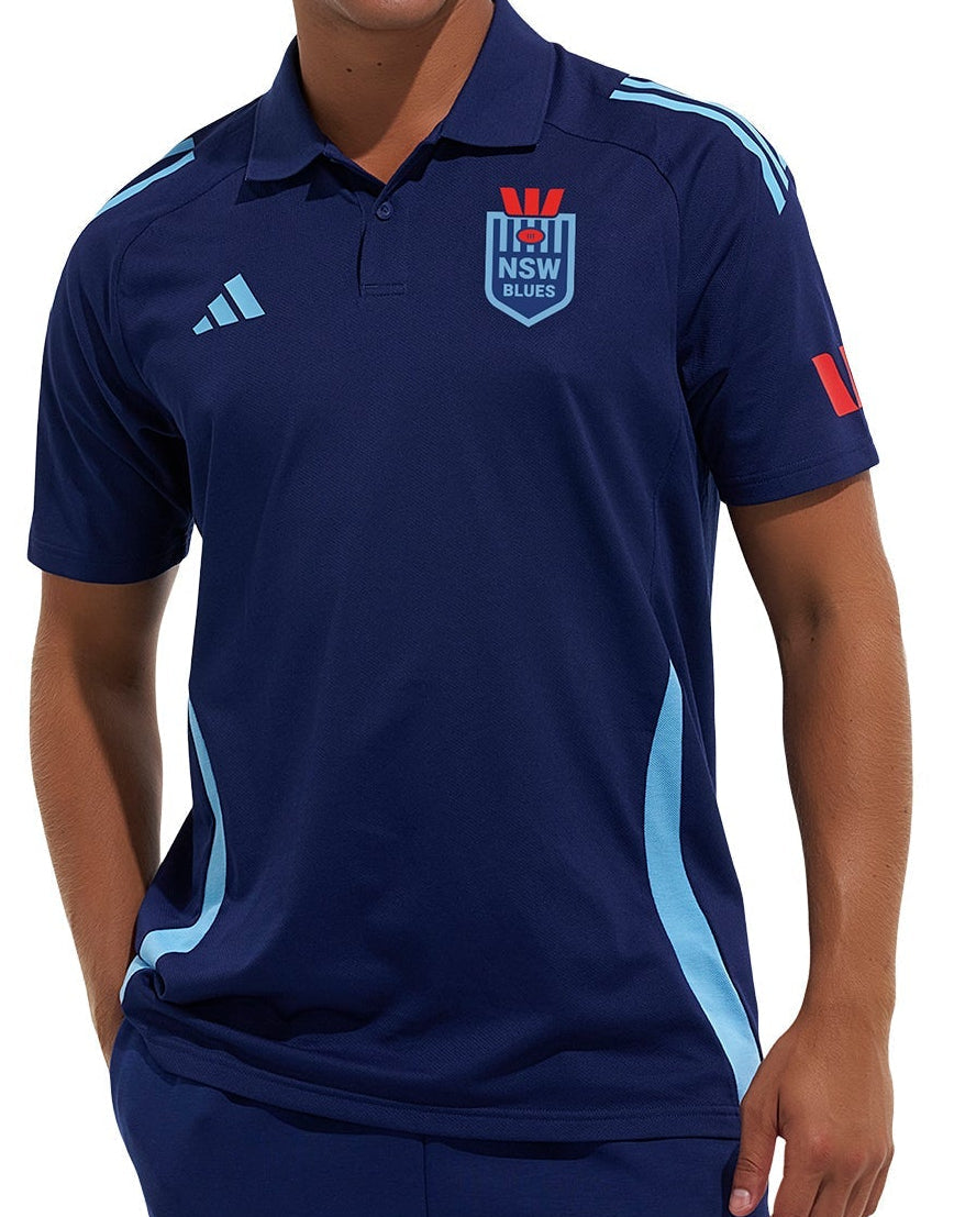 NSW Blues 2026 State of Origin Mens Dark Blue Polo Shirt