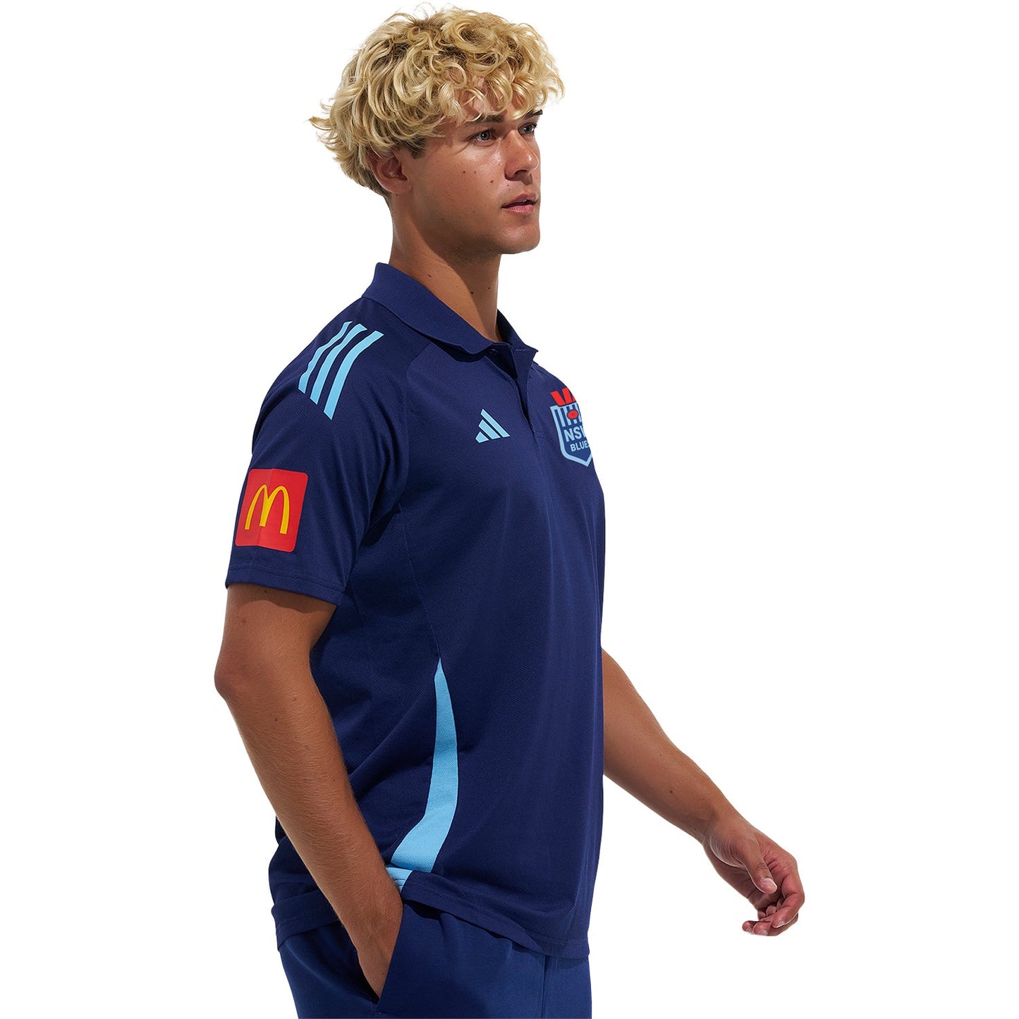 NSW Blues 2026 State of Origin Mens Dark Blue Polo Shirt