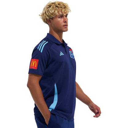 NSW Blues 2026 State of Origin Mens Dark Blue Polo Shirt