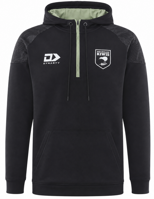 New Zealand Kiwis 2026 RLWC Mens 1/4 Zip Performance Hoodie
