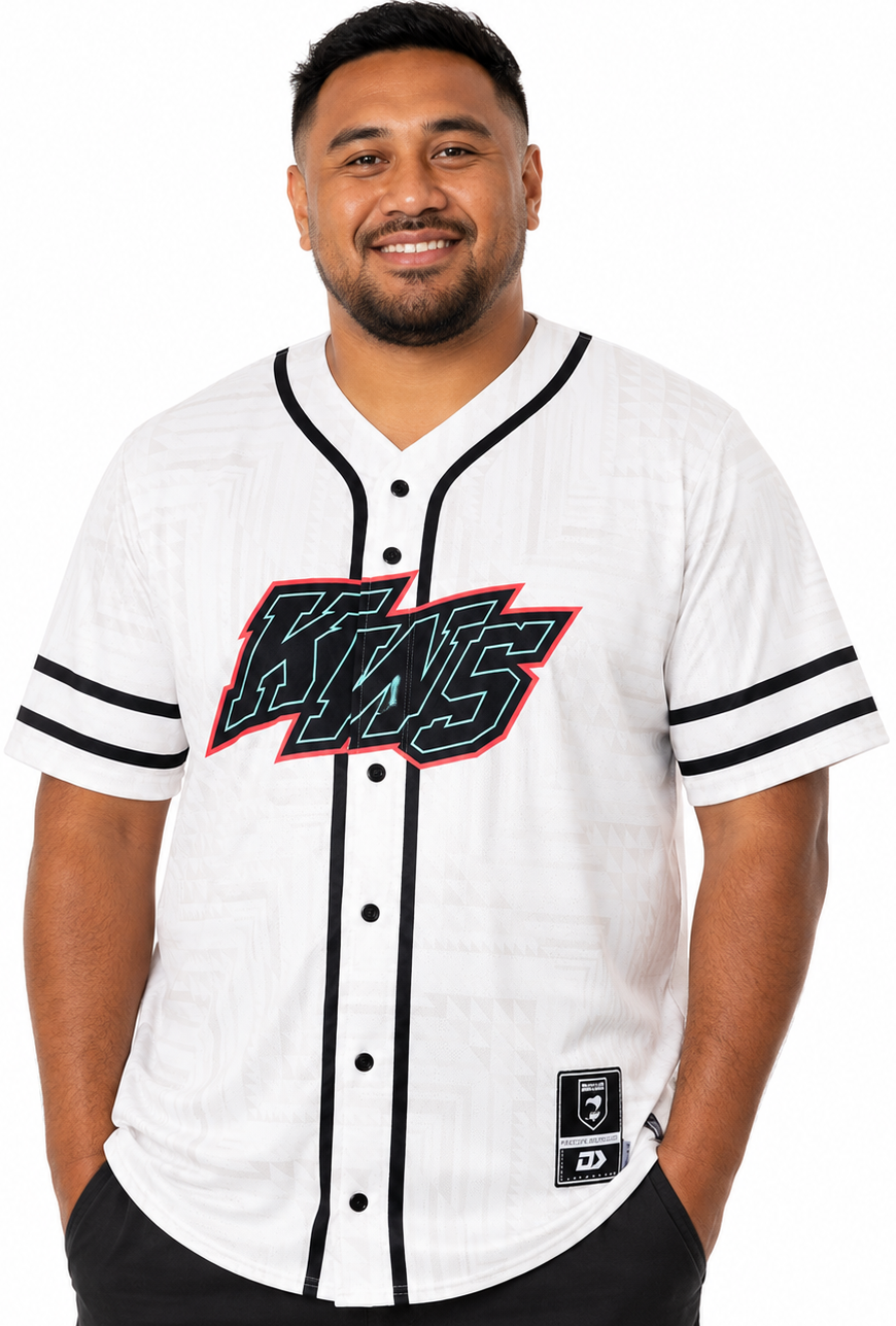 New Zealand Kiwis 2025 NRL Mens Baseball Jersey