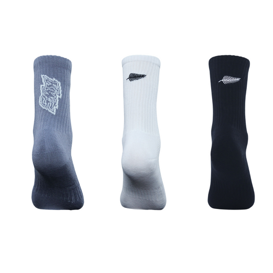 New Zealand Kiwis 2026 NRL Mens 3 Pack Crew Socks