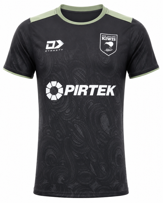 New Zealand Kiwis 2026 RLWC Mens Black Training Shirt