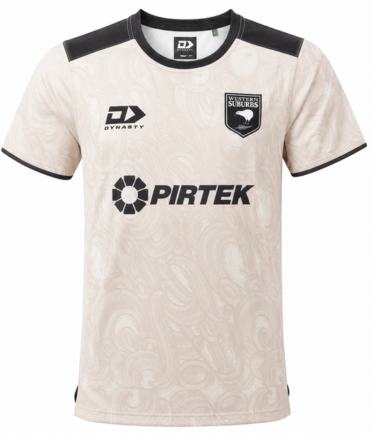 New Zealand Kiwis 2026 RLWC Mens Ivory Training Shirt